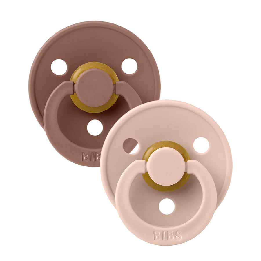 BIBS Colour 2 PACK - Woodchuck/Blush
