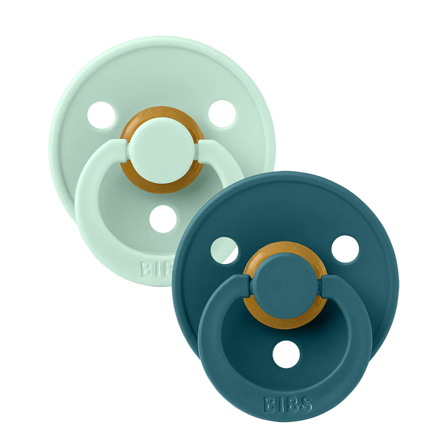 BIBS Colour 2 PACK - Mint/forest Lake