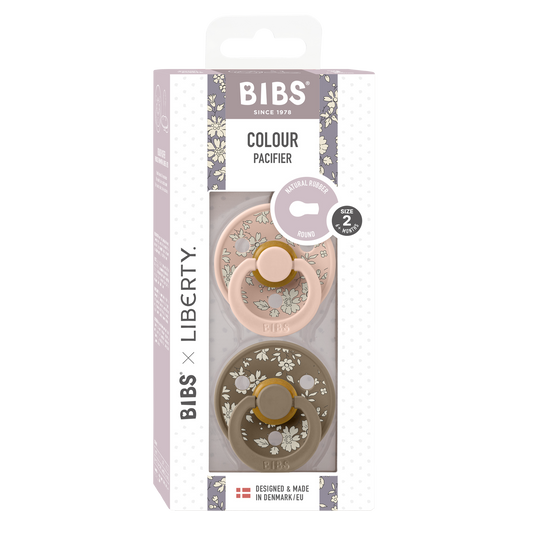 BIBS x LIBERTY Colour 2 Pack Capel - Blush Mix