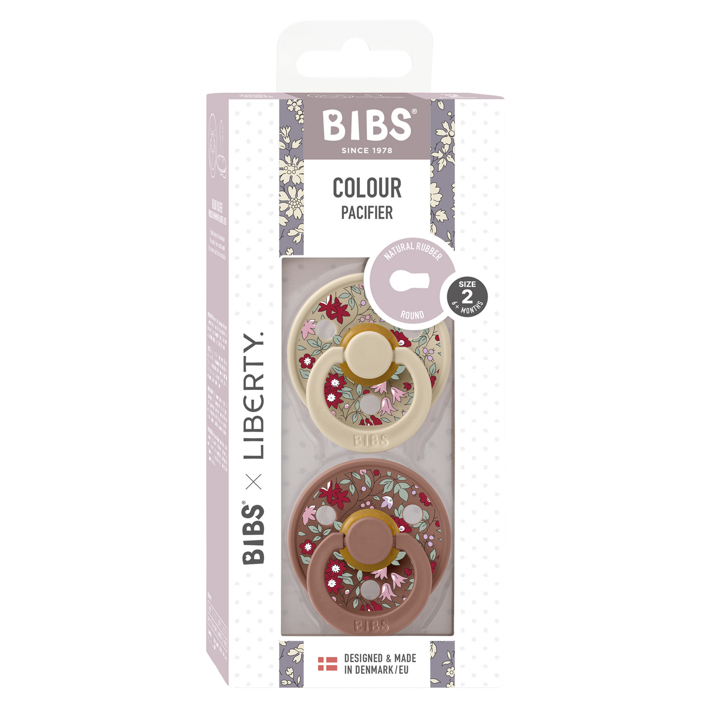 BIBS x LIBERTY 2 Pack Chamomile Lawn - Woodchuck Mix