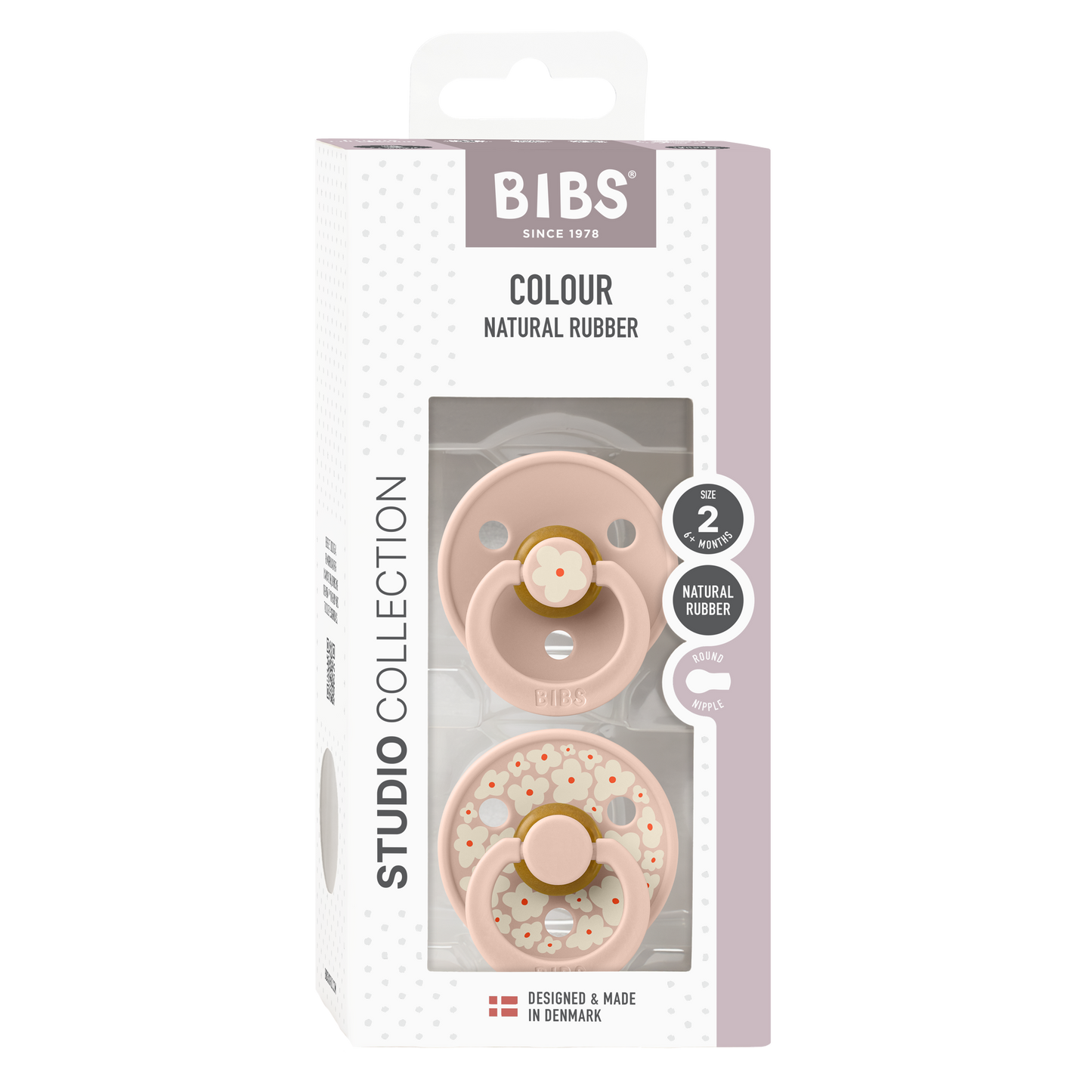 BIBS Studio Colour 2 Pack Jasmine - Ivory Mix str 1