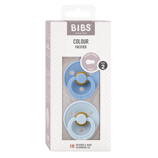 BIBS Colour 2 PACK - Sky Blue/Baby Blue