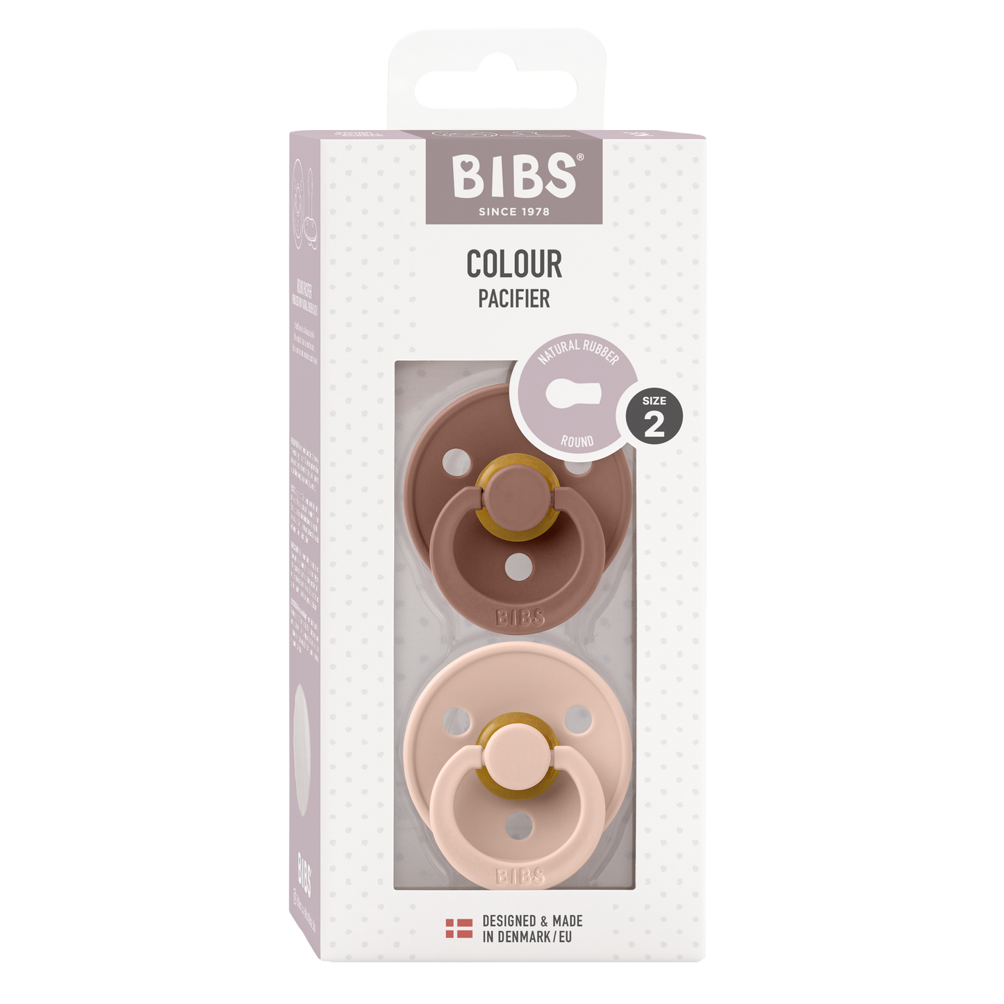 BIBS Colour 2 PACK - Woodchuck/Blush