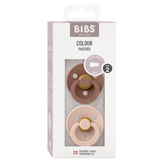 BIBS Colour 2 PACK - Woodchuck/Blush
