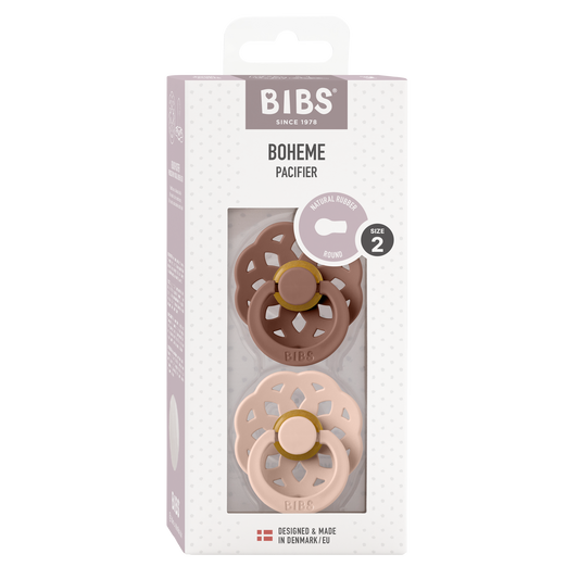 BIBS Boheme 2 PACK - Woodchuck/Blush