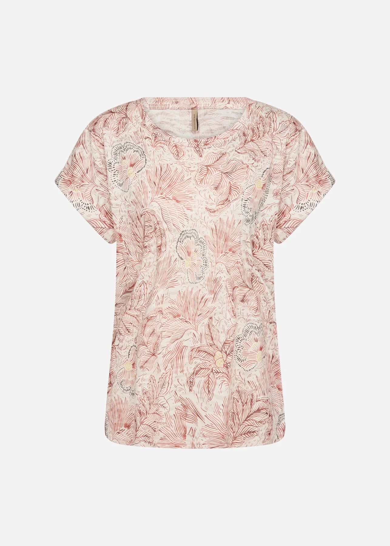 Tshirt botanisk orange