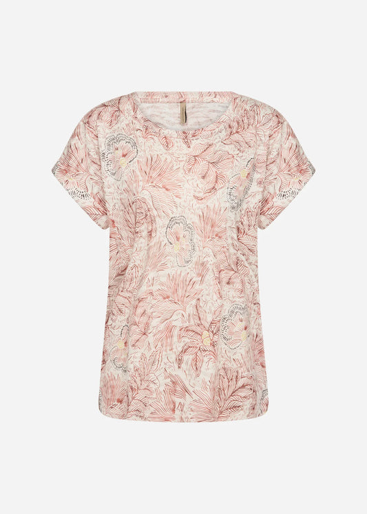 Tshirt botanisk orange