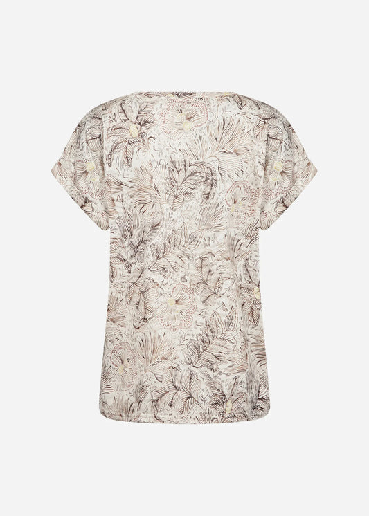Tshirt botanisk brun