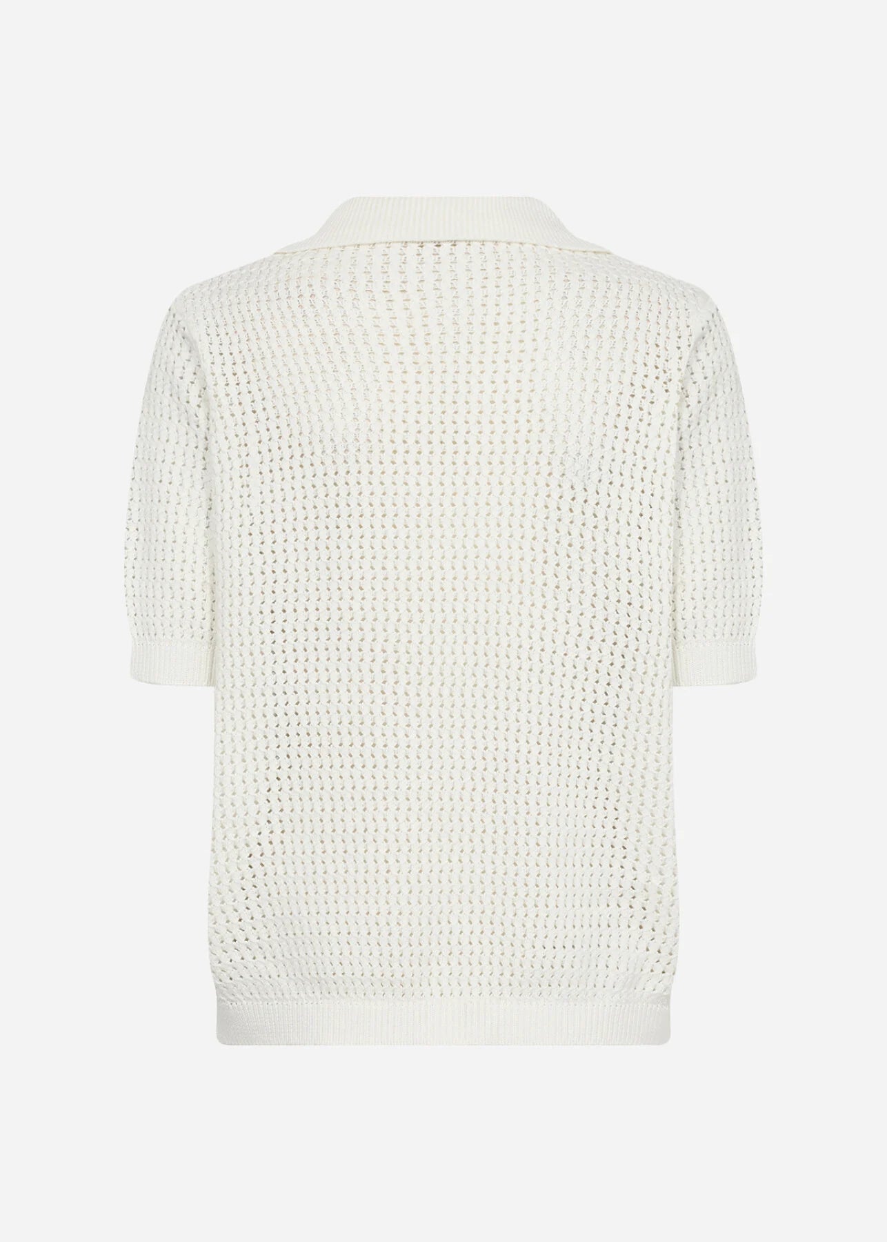 Pullover i strik hvid