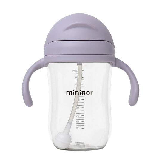 Mininor sugerørsflaske 330ml 'lavendel'