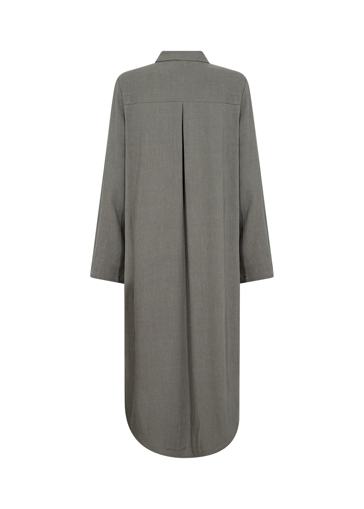 Kjole med nålestriber (grøn)