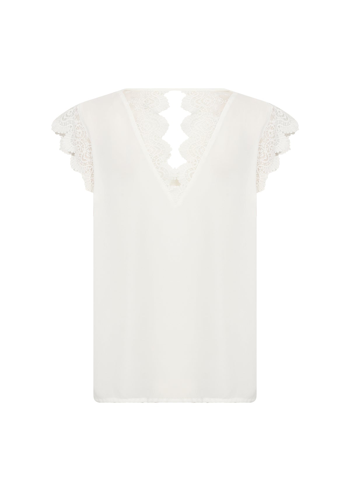 T-shirts med blonde (hvid)