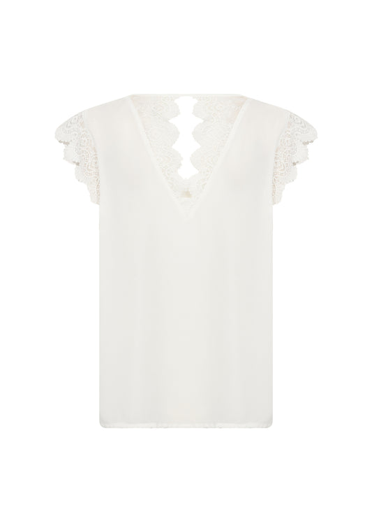 T-shirts med blonde (hvid)