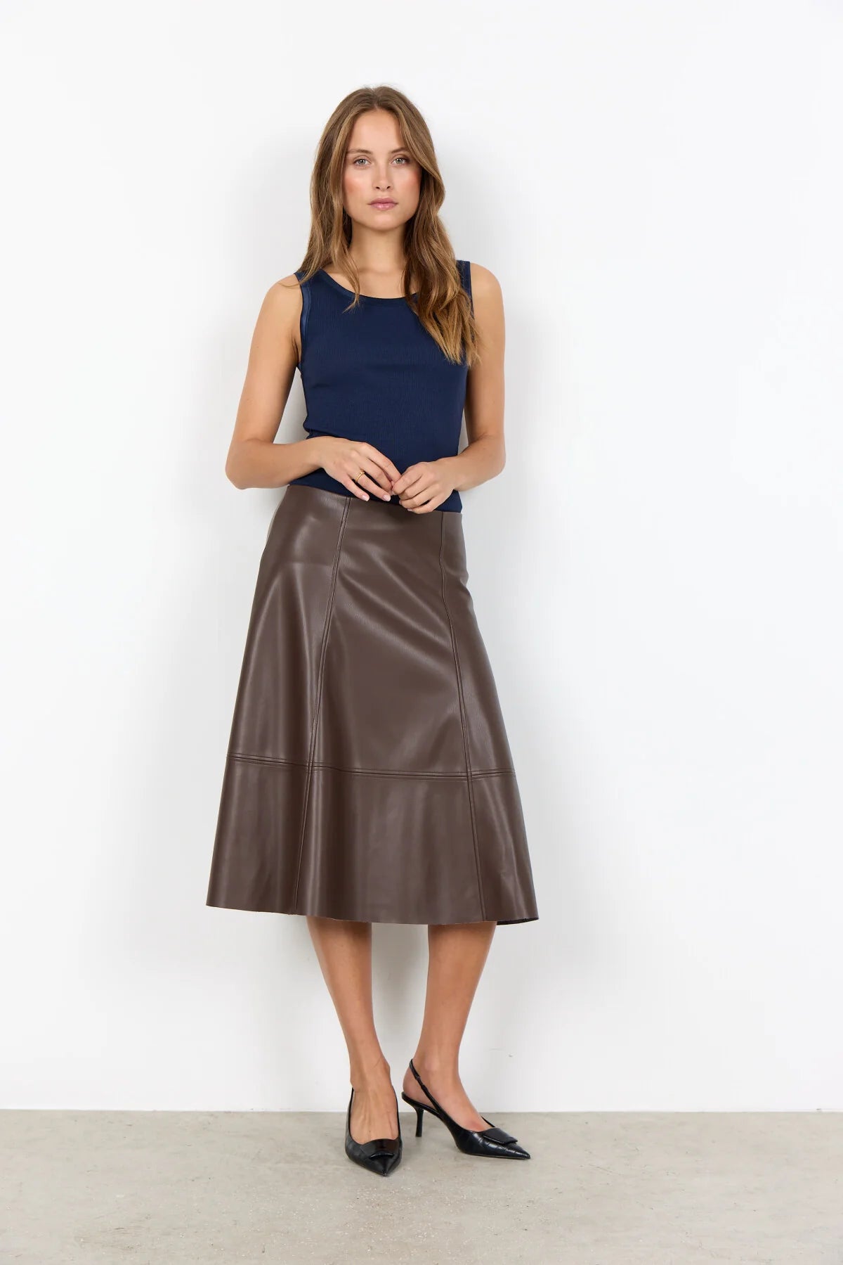 Top i rib navy