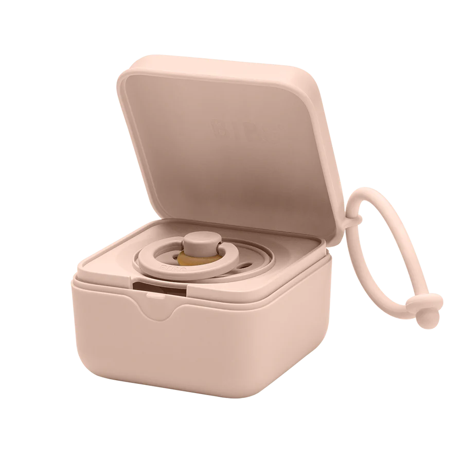 BIBS Sutteholder og steriliseringsbox - June Blossom Blush