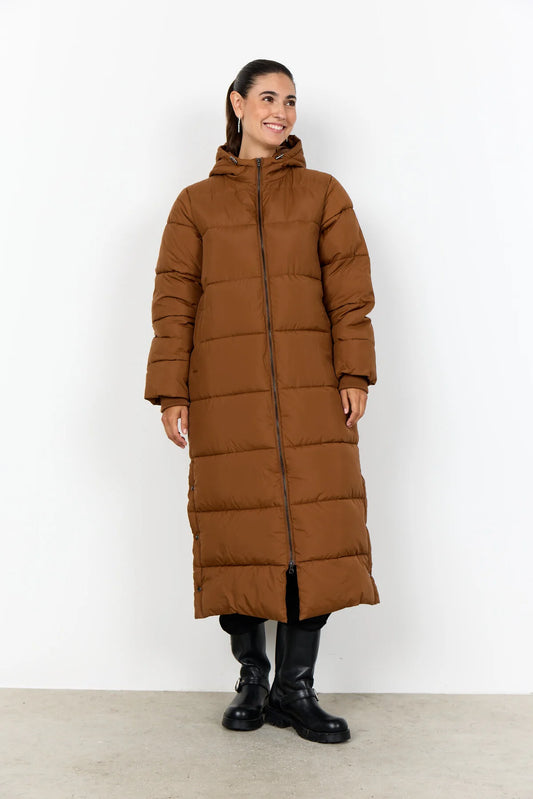 Jakke i brun