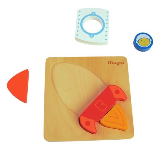 Puslespil md rumraket