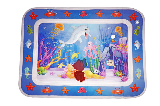 Vandlegemåtte i blå