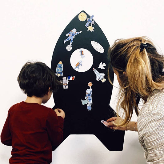 Magnettavle - raket