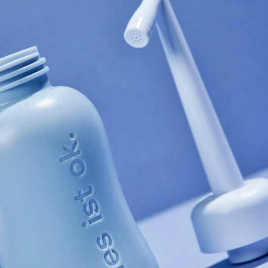 Skylleflaske til intimt brug