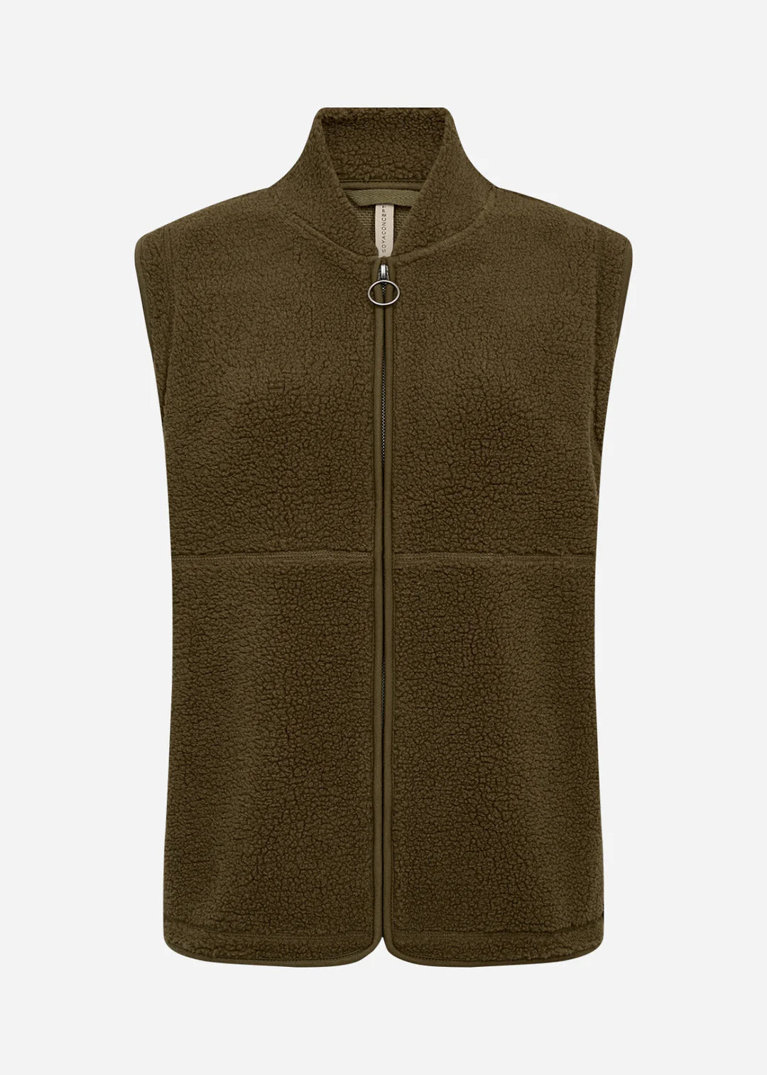 Vest i mørk oliven