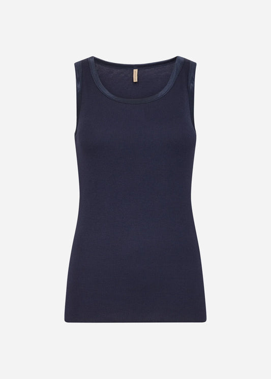 Top i rib navy