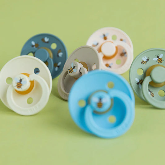 BIBS Studio Colour 2 Pack Bumblebee - Mushroom/Sage