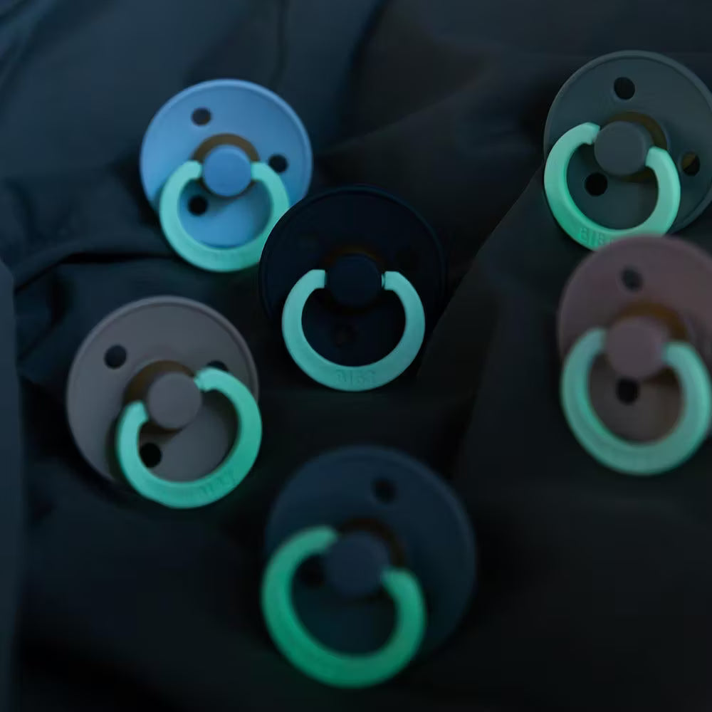 BIBS GLOW Colour 2 PACK - Petrol/Deep Space