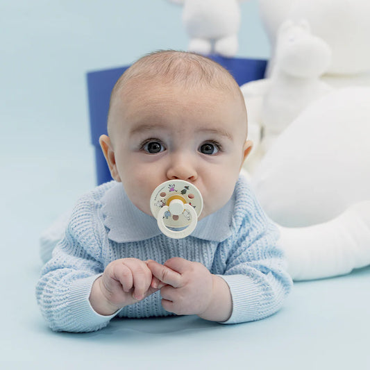 BIBS x Moomin Colour Sutter 2-Pak Friends - Ivory Mix