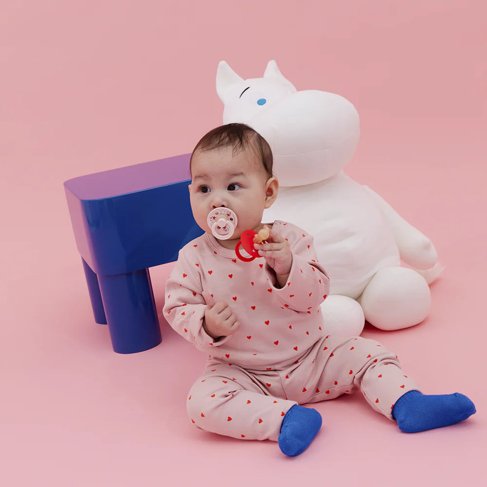 BIBS x Moomin Colour Sutter 2-Pak Dancing - Candy Apple Mix