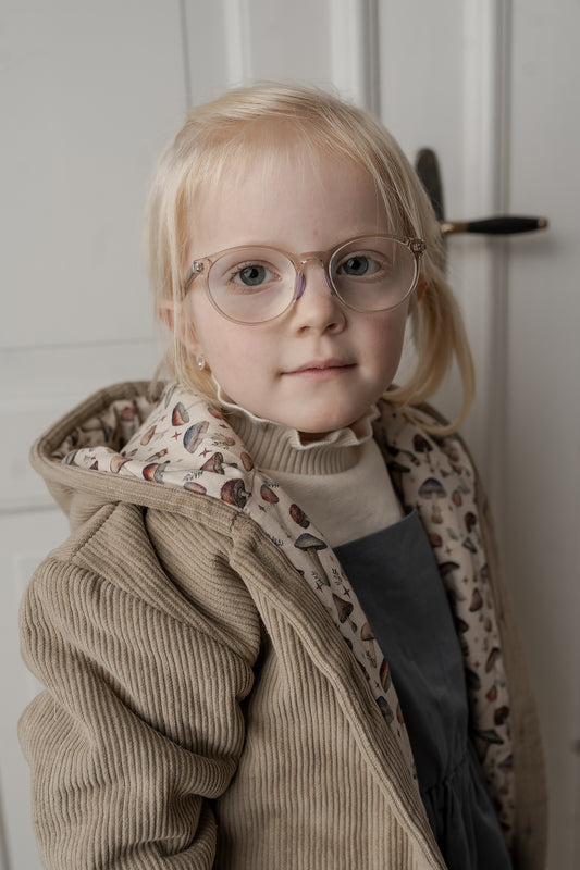 Overgangsjakke i velour