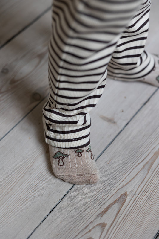 Minipop svampe strømper i bambus