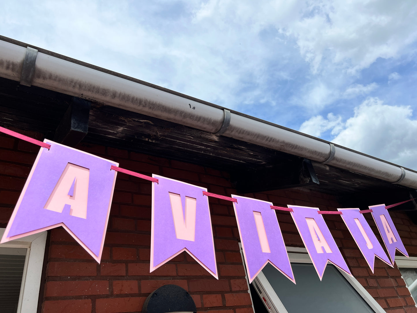 Banner med personlig tekst