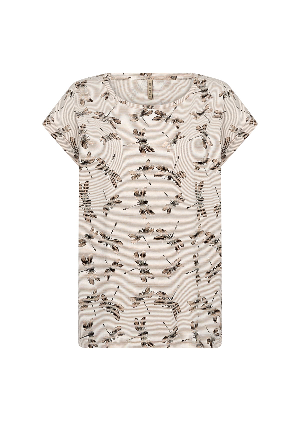 Tshirt med guldsmed - sand