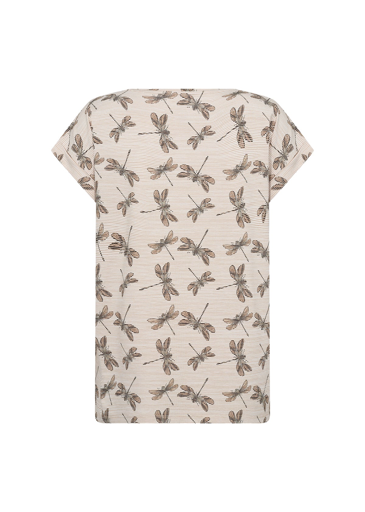 Tshirt med guldsmed - sand