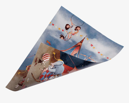 Cirkus dag&nat børneplakat