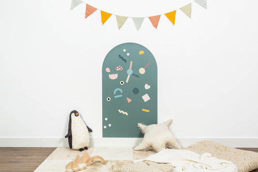 Smaragdgrøn magnetplade