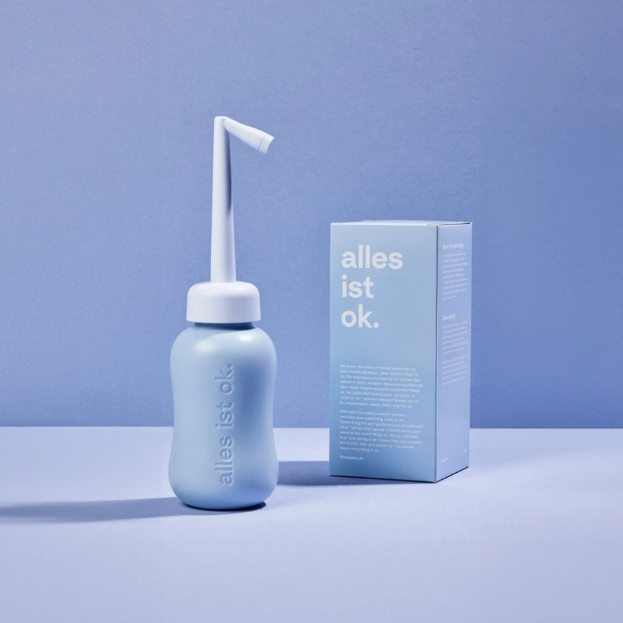 Skylleflaske til intimt brug