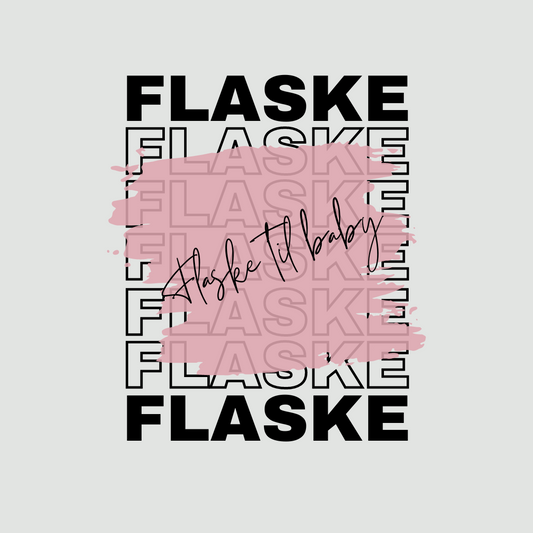 At give flaske til baby