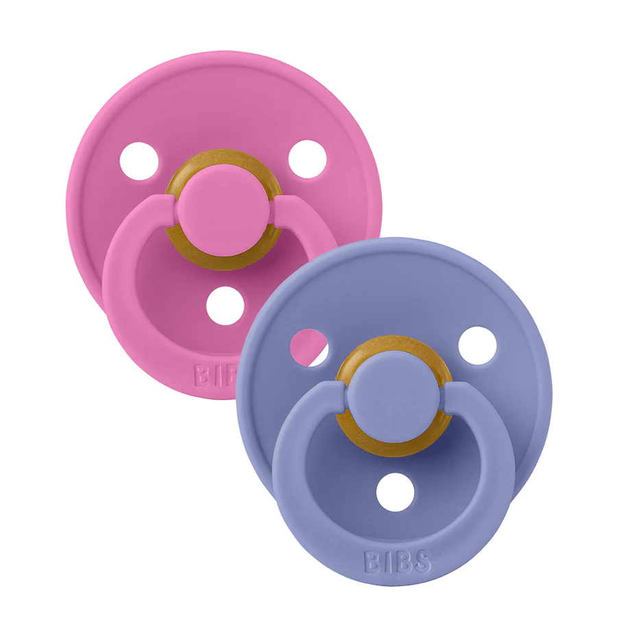 BIBS Colour 2 PACK - Bubblegum/Peri