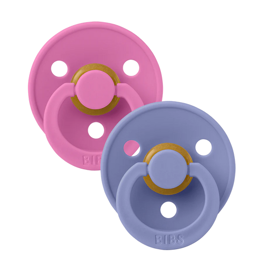 BIBS Colour 2 PACK - Bubblegum/Peri