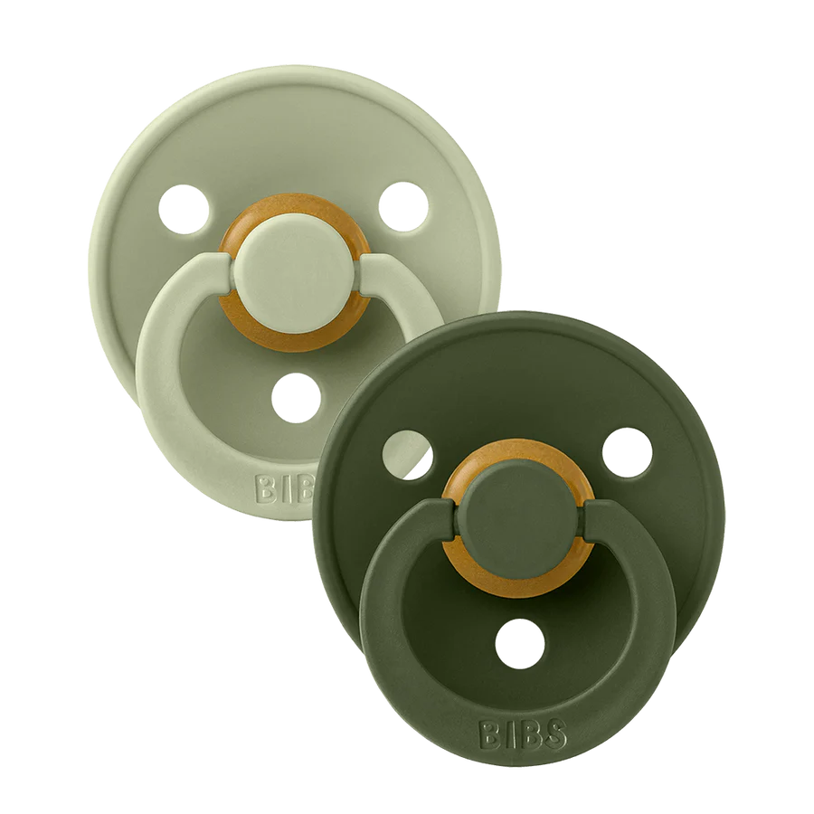BIBS Colour 2 PACK - Sage/Hunter Green