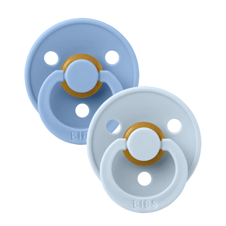 BIBS Colour 2 PACK - Sky Blue/Baby Blue str 1