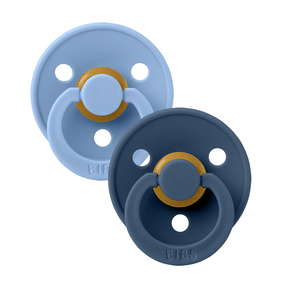 BIBS Colour 2 PACK - Sky Blue / Steel Blue