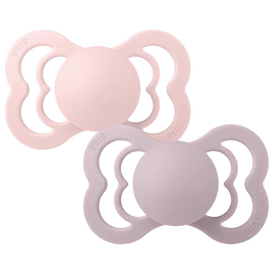 BIBS Supreme 2 Pack - Blossom/Dusky Lilac