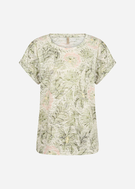 Tshirt botanisk grøn