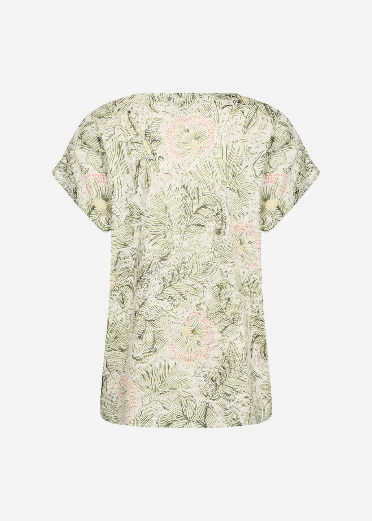 Tshirt botanisk grøn