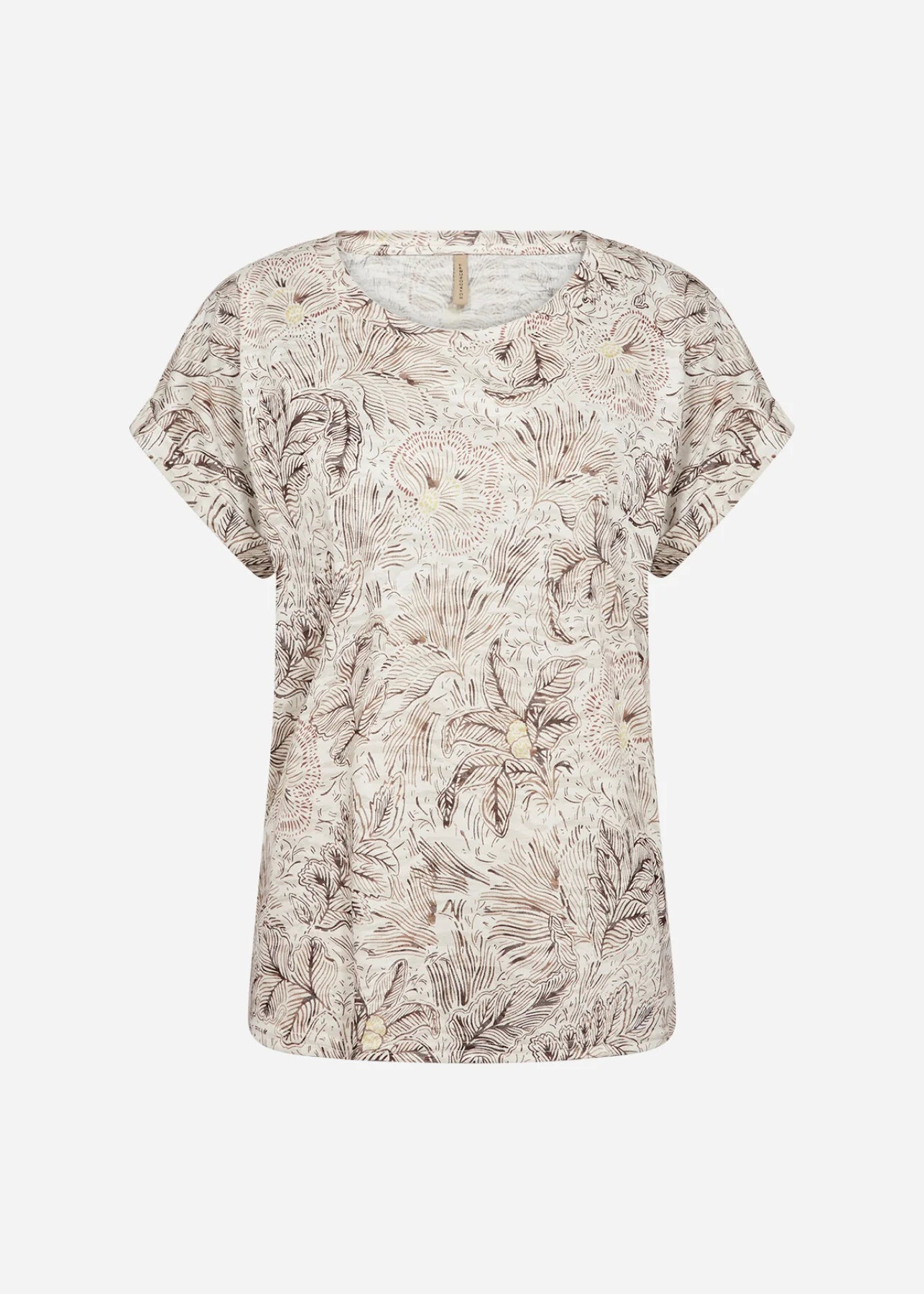 Tshirt botanisk brun