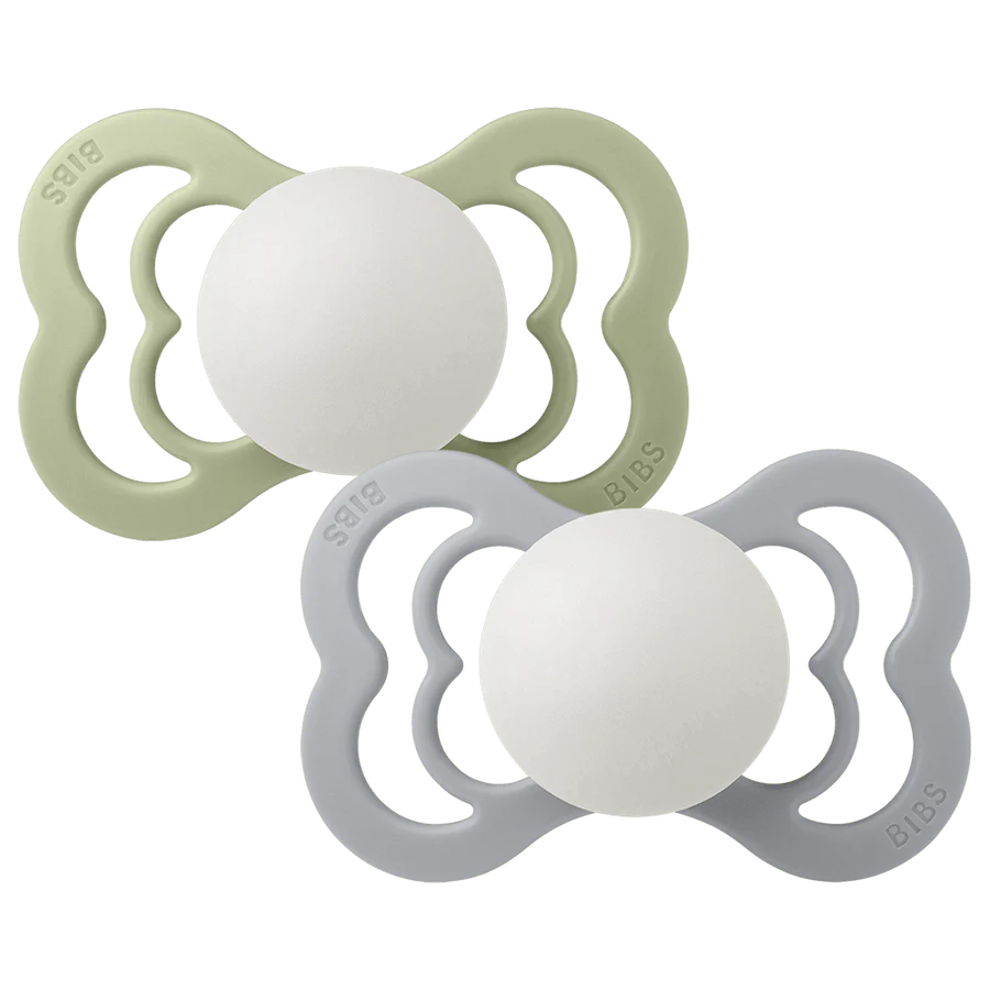 BIBS Supreme GLOW 2 Pack - Sage/Cloud