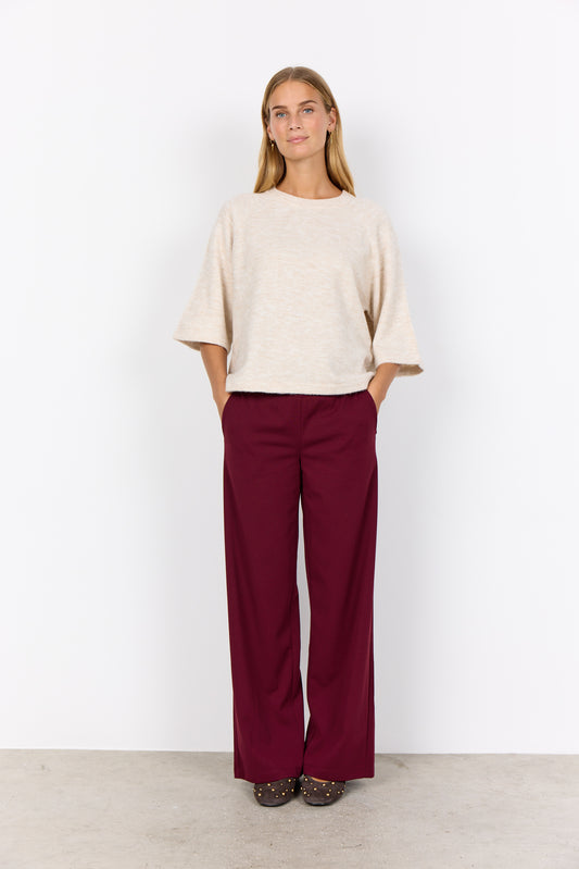 Strik pullover (sand)